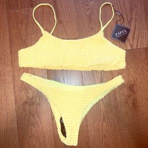 Yellow bathing suit size large